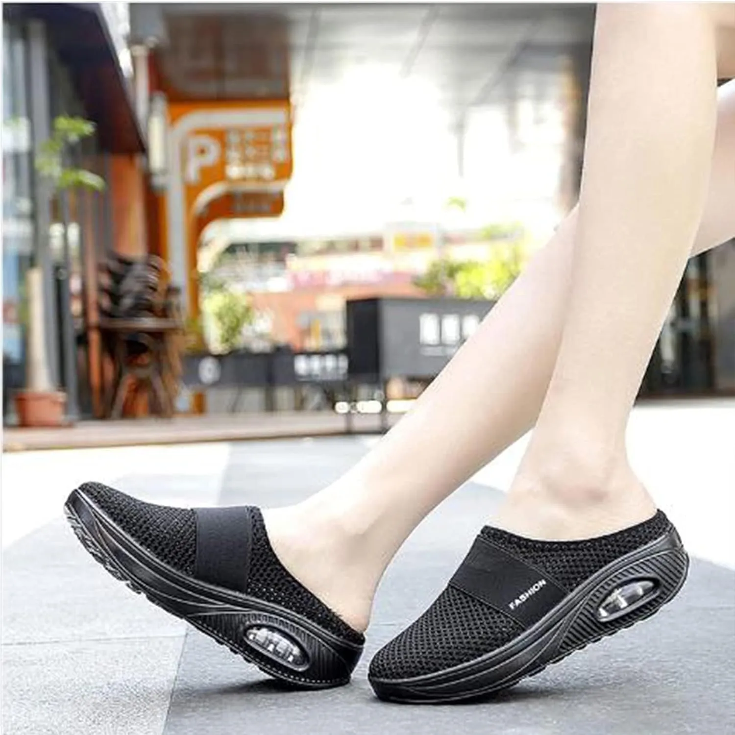 Air Cushion Slip-On Walking Shoes Orthopedic Diabetic Walking Shoes,Water Shoe Women