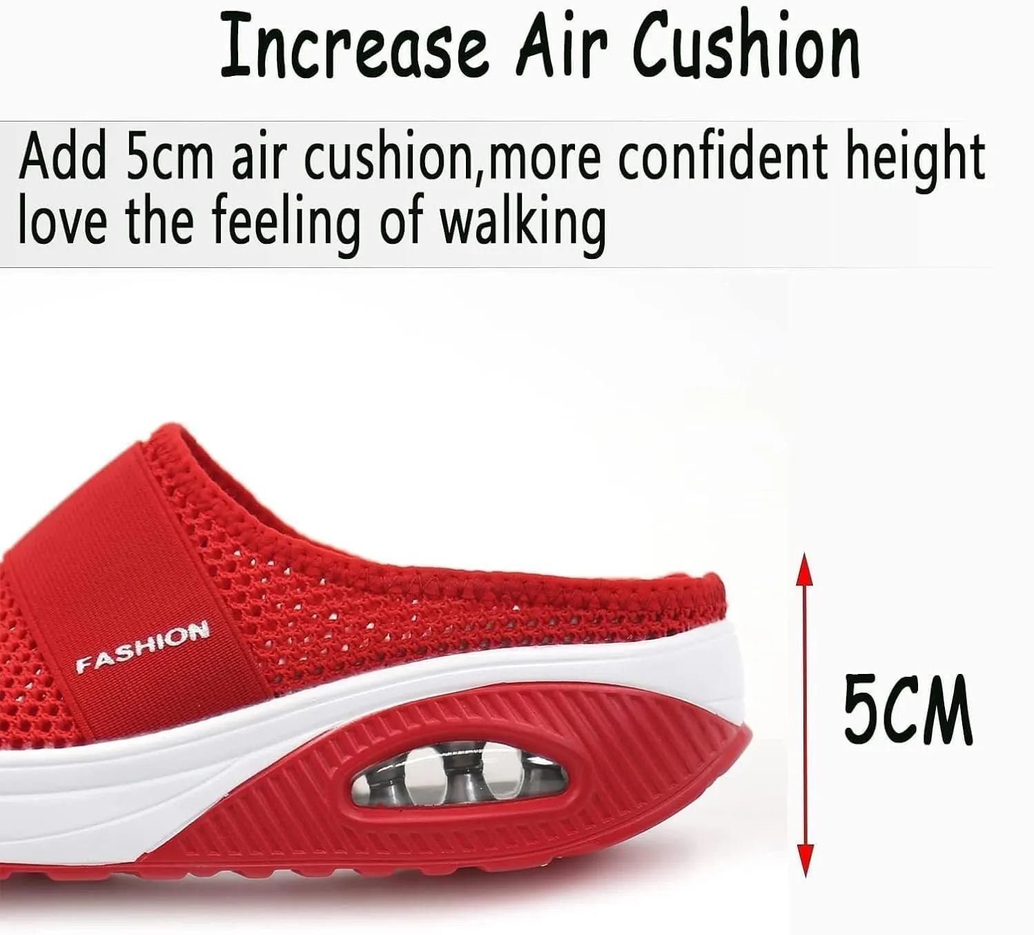 Air Cushion Slip-On Walking Shoes Orthopedic Diabetic Walking Shoes,Water Shoe Women