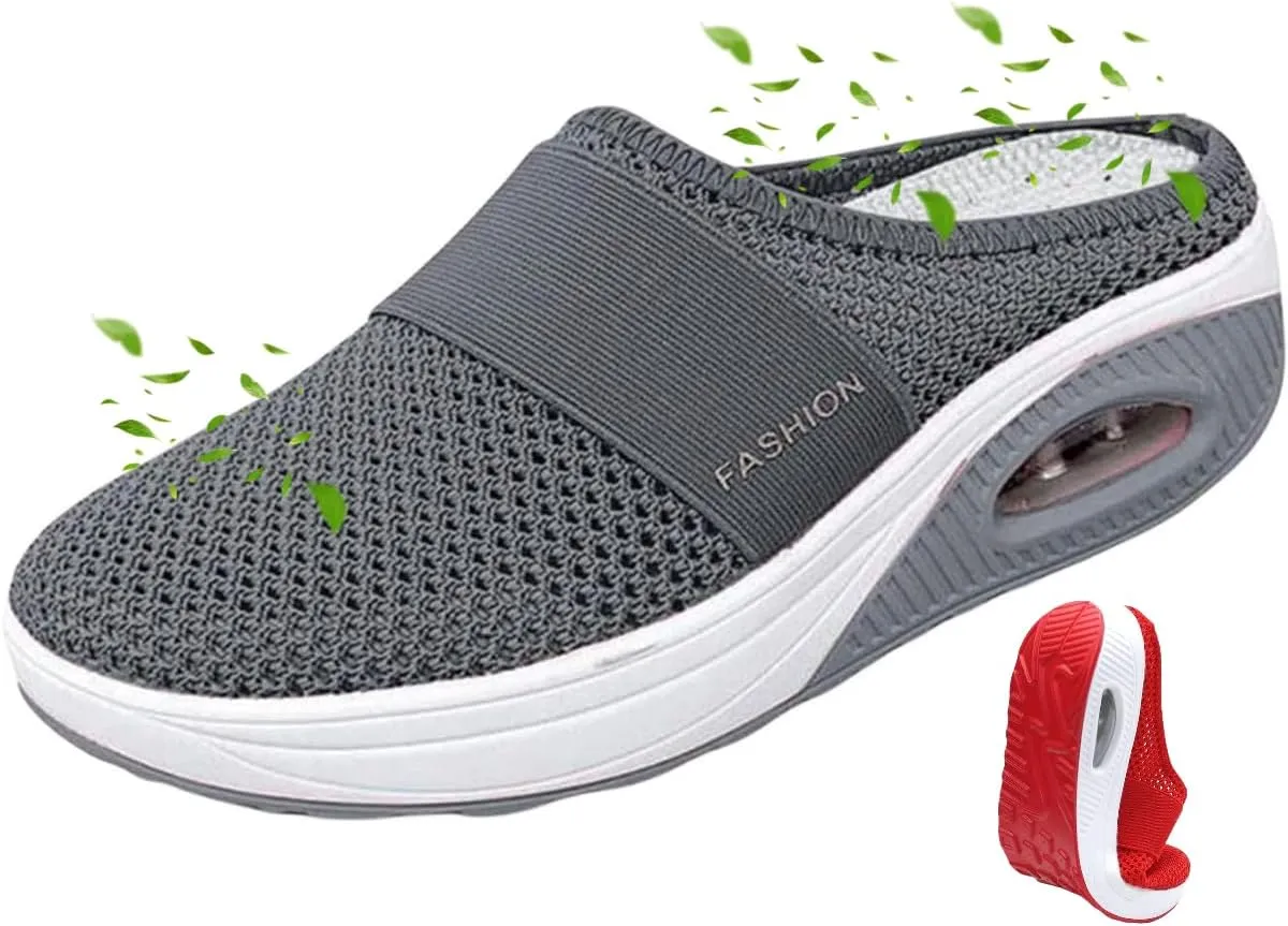 Air Cushion Slip-On Walking Shoes Orthopedic Diabetic Walking Shoes,Water Shoe Women