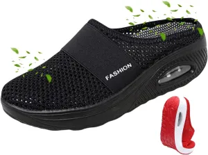 Air Cushion Slip-On Walking Shoes Orthopedic Diabetic Walking Shoes,Water Shoe Women