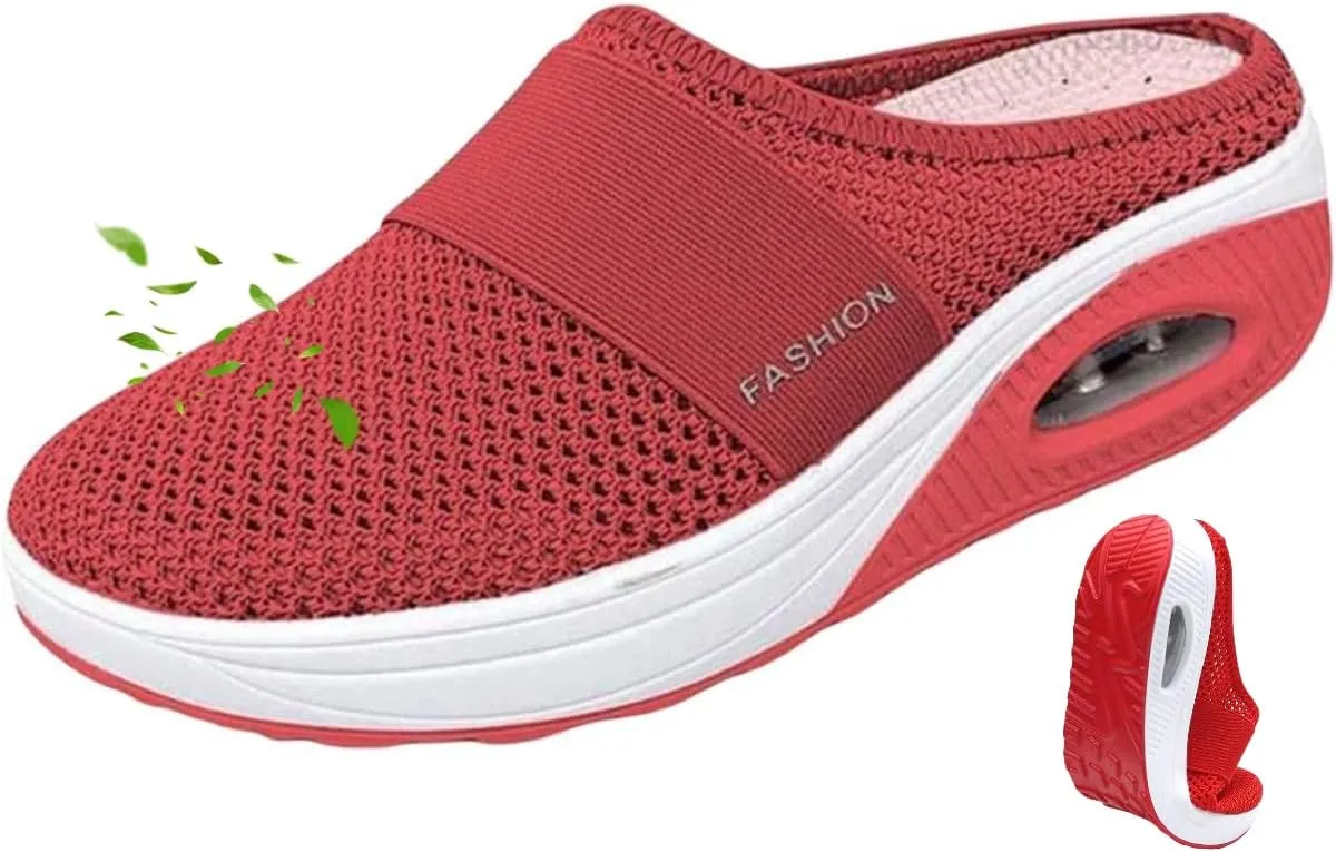 Air Cushion Slip-On Walking Shoes Orthopedic Diabetic Walking Shoes,Water Shoe Women