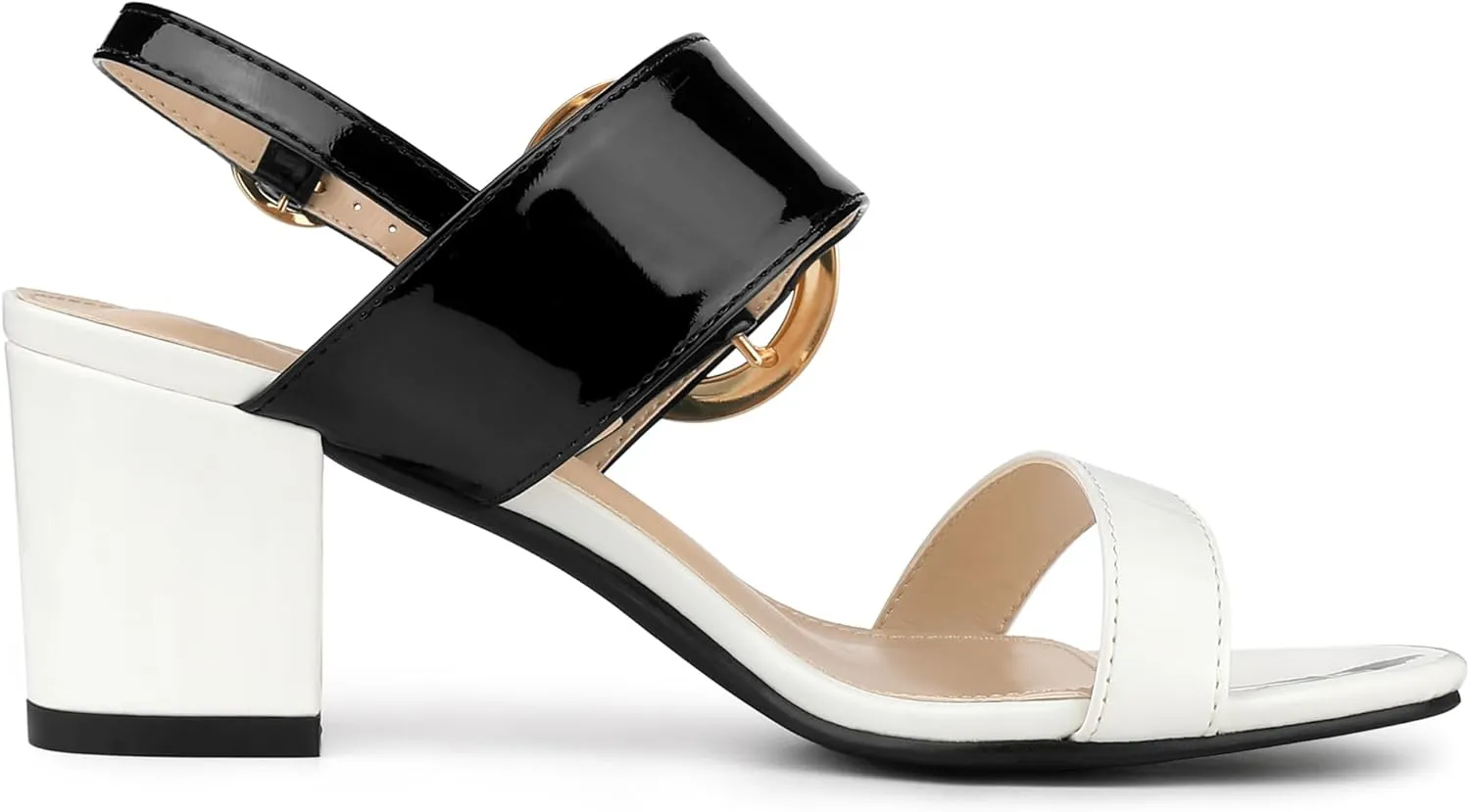 Allegra K Women's Slingback Block High Heel Sandals