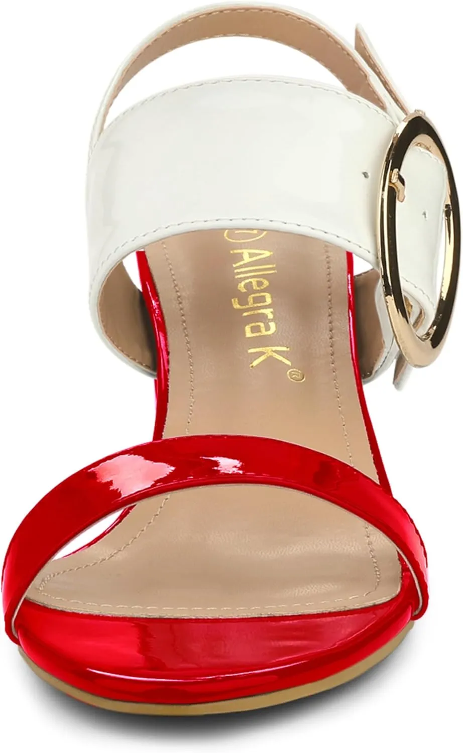 Allegra K Women's Slingback Block High Heel Sandals