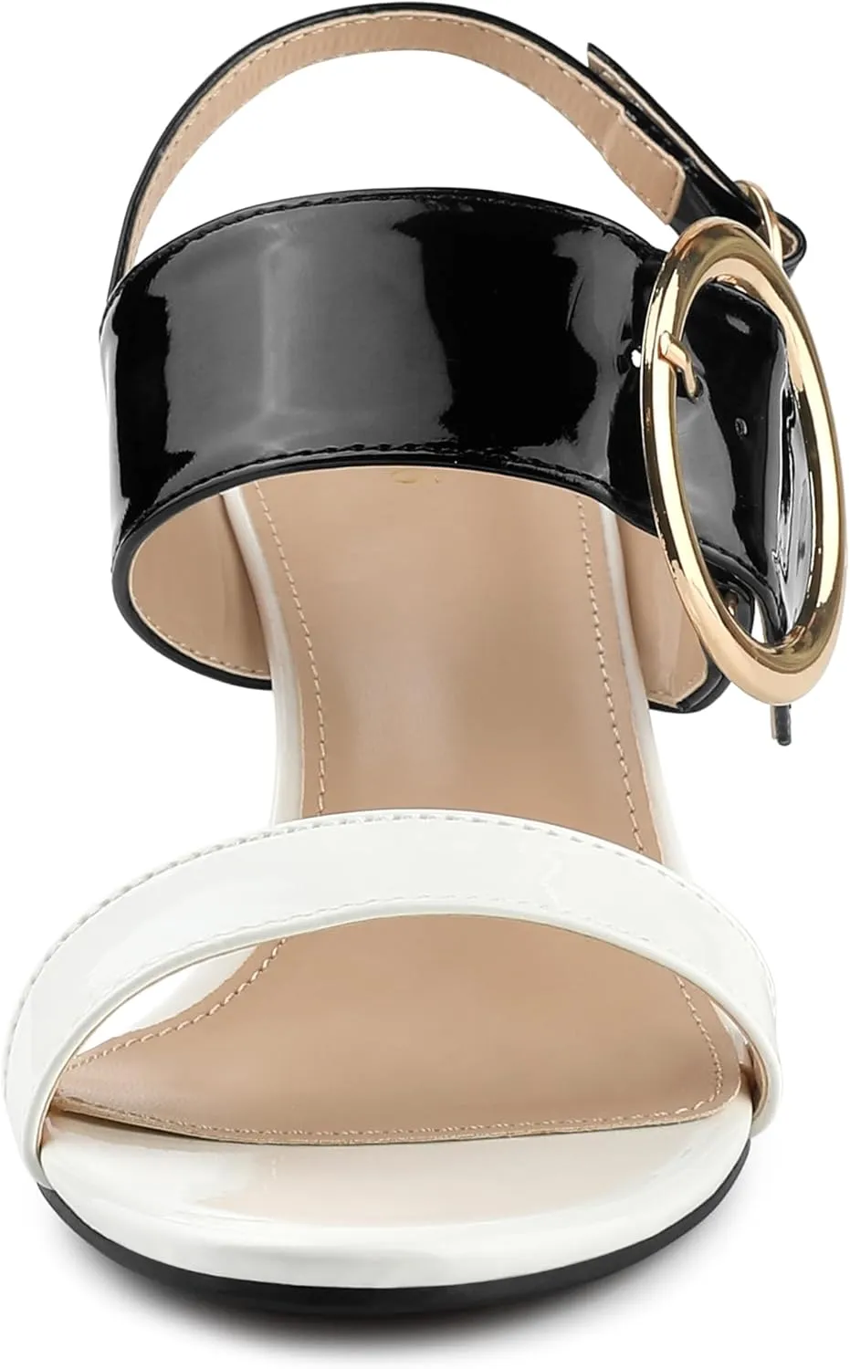 Allegra K Women's Slingback Block High Heel Sandals