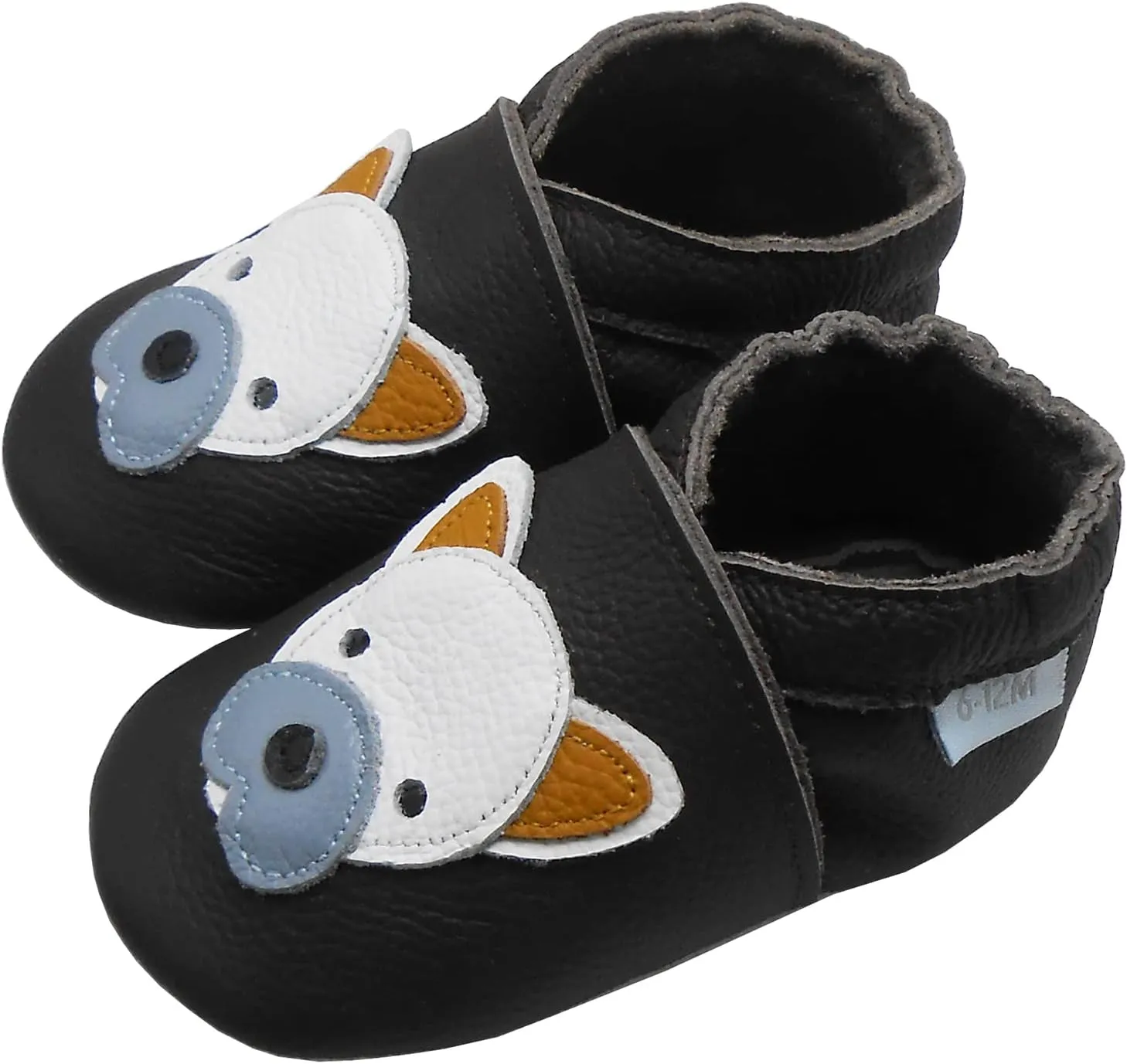 Baby Shoes Leather Moccasins Baby Girls Boys Slippers-Soft Sole Non-Skid Lightweight Infant Toddler First Walking Shoes