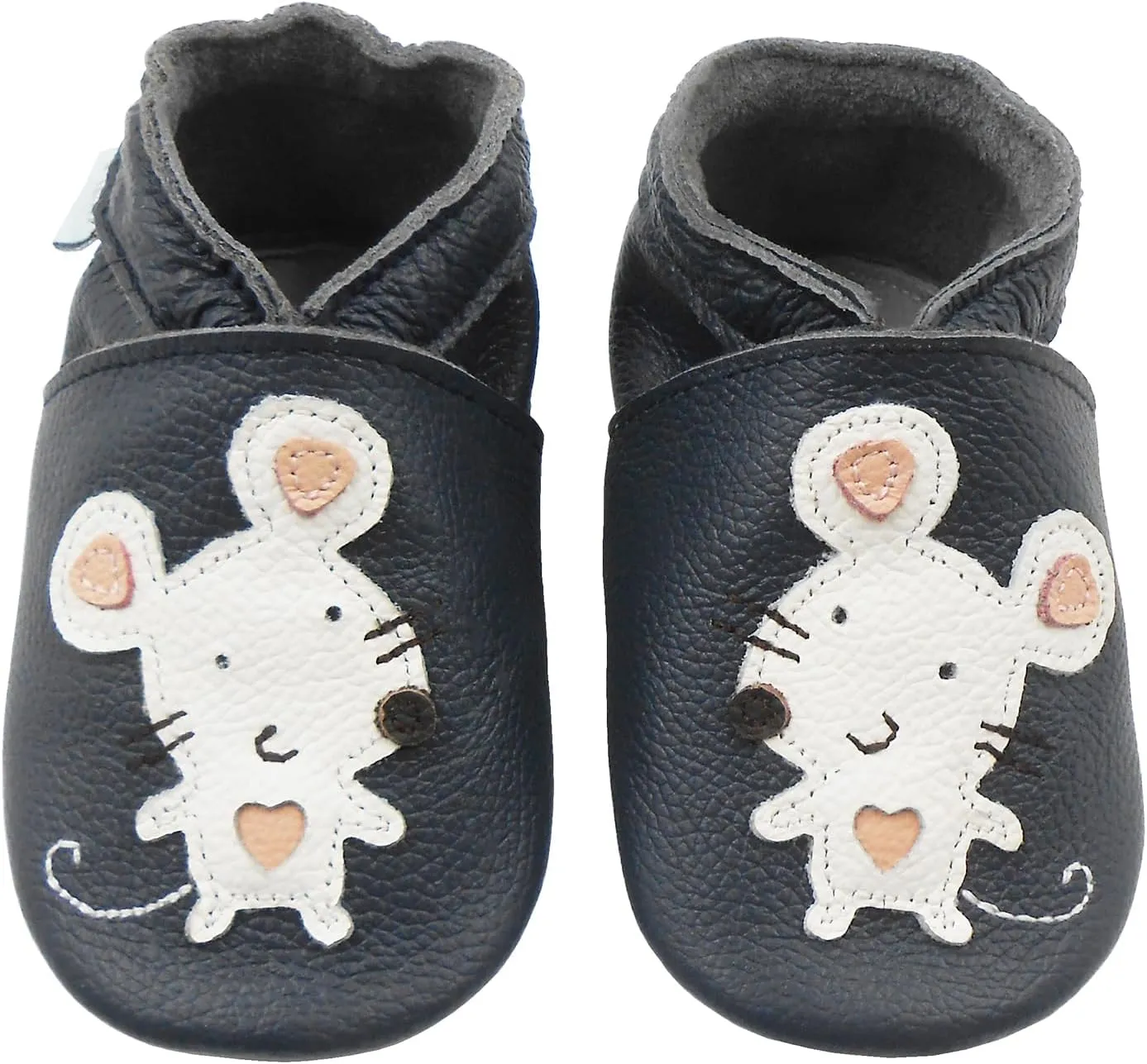 Baby Shoes Leather Moccasins Baby Girls Boys Slippers-Soft Sole Non-Skid Lightweight Infant Toddler First Walking Shoes