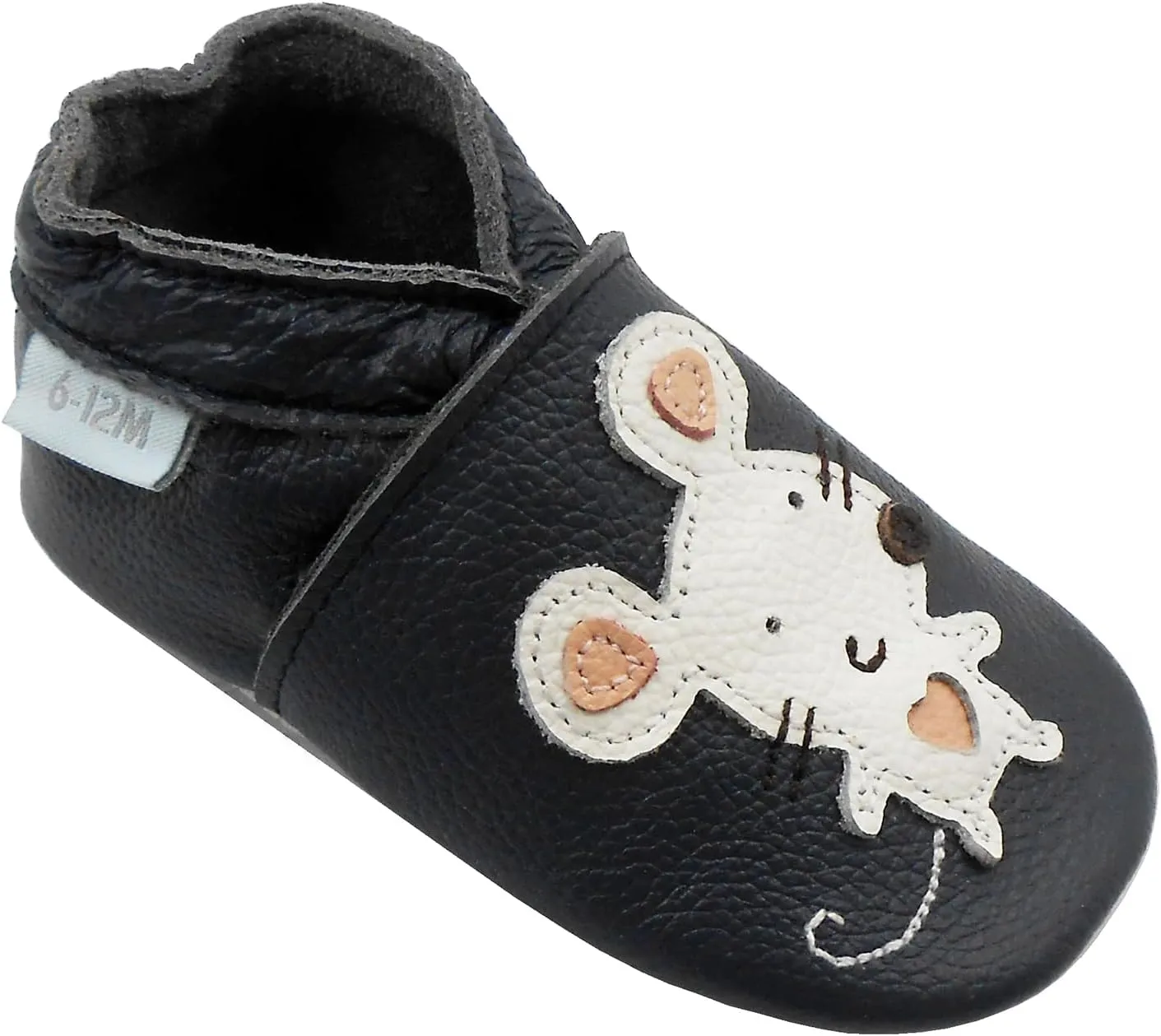 Baby Shoes Leather Moccasins Baby Girls Boys Slippers-Soft Sole Non-Skid Lightweight Infant Toddler First Walking Shoes