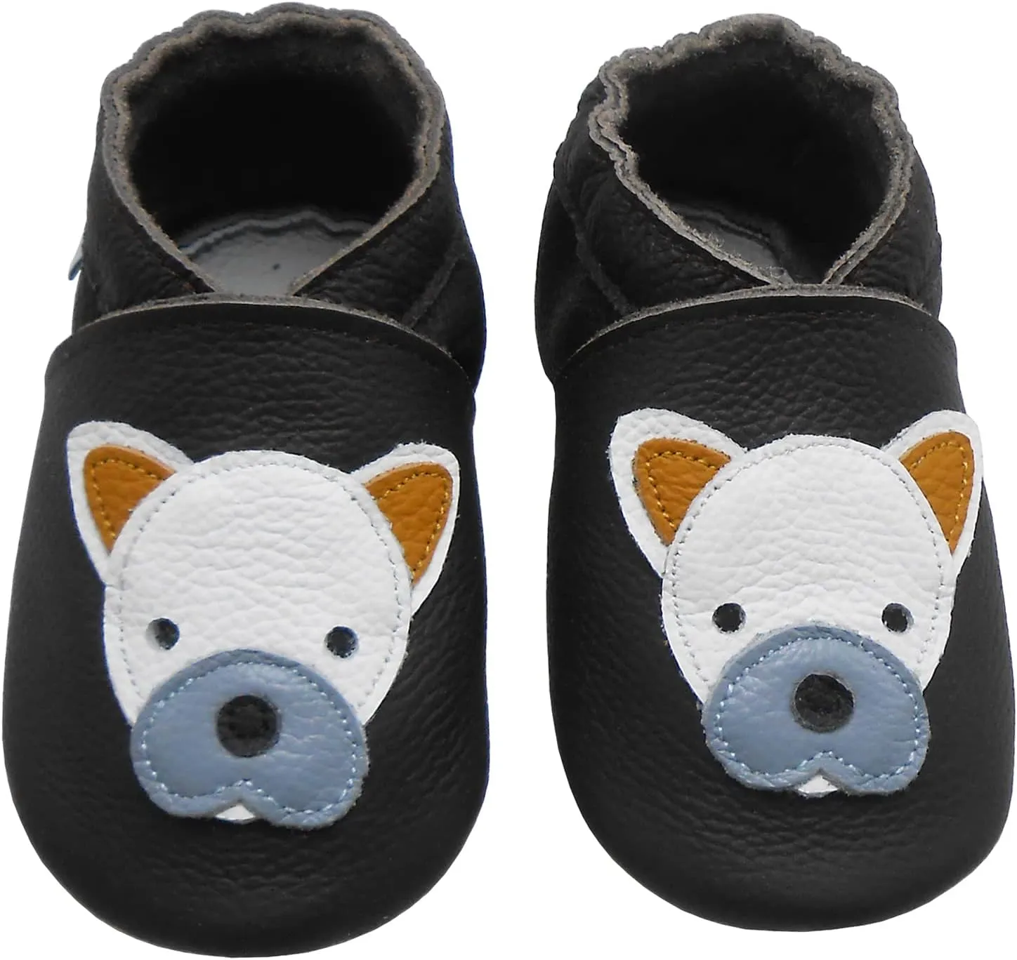 Baby Shoes Leather Moccasins Baby Girls Boys Slippers-Soft Sole Non-Skid Lightweight Infant Toddler First Walking Shoes