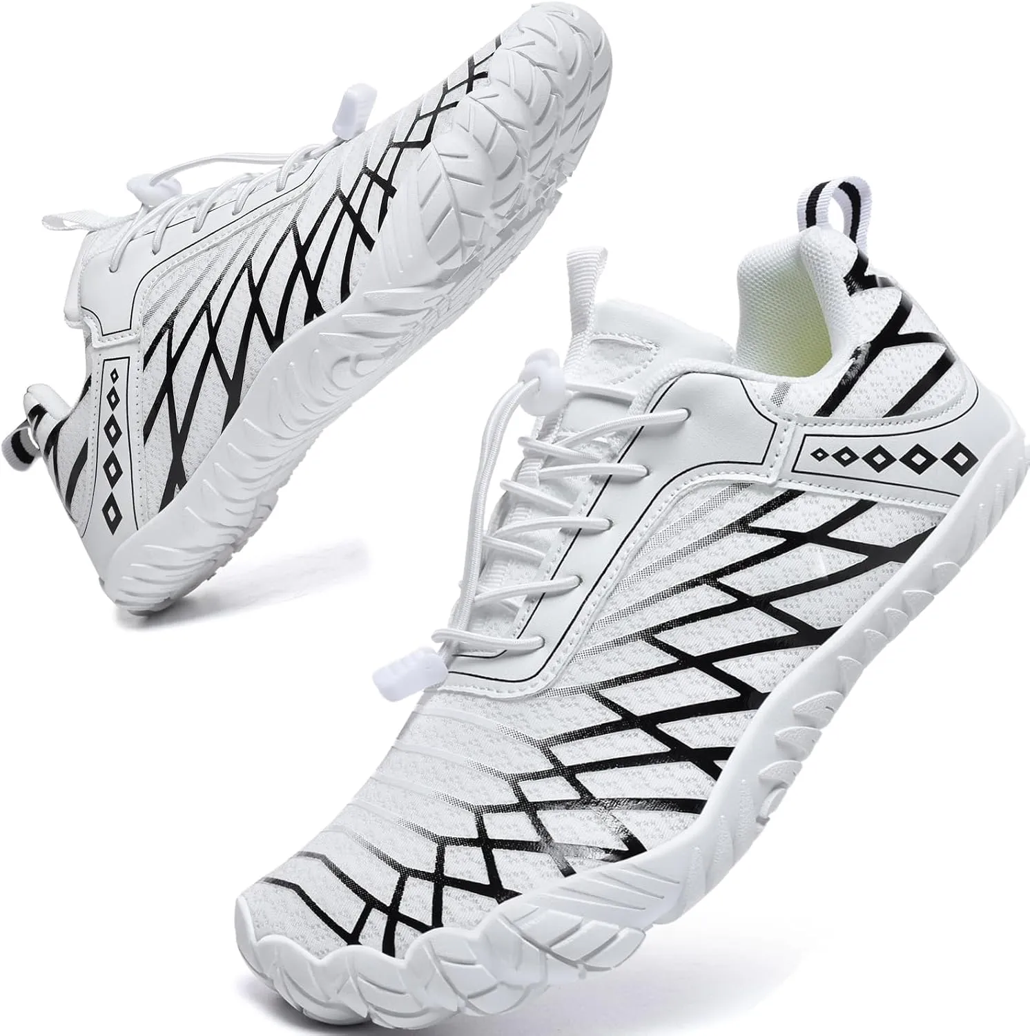 Barefoot Shoes Women Men Wide Toe Box Minimalist Cross Training Shoes Hike Footwear Trail Running Hiking Comfortable Walking