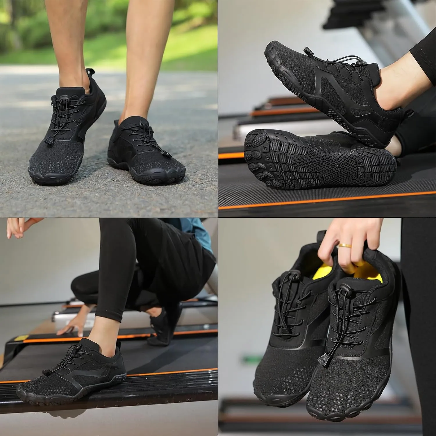 Barefoot Water Shoes Mens Womens Minimalist Cross Training Shoes with Wide Toe Box Athletic Zero Drop Trail Walking Hiking Running Sneakers