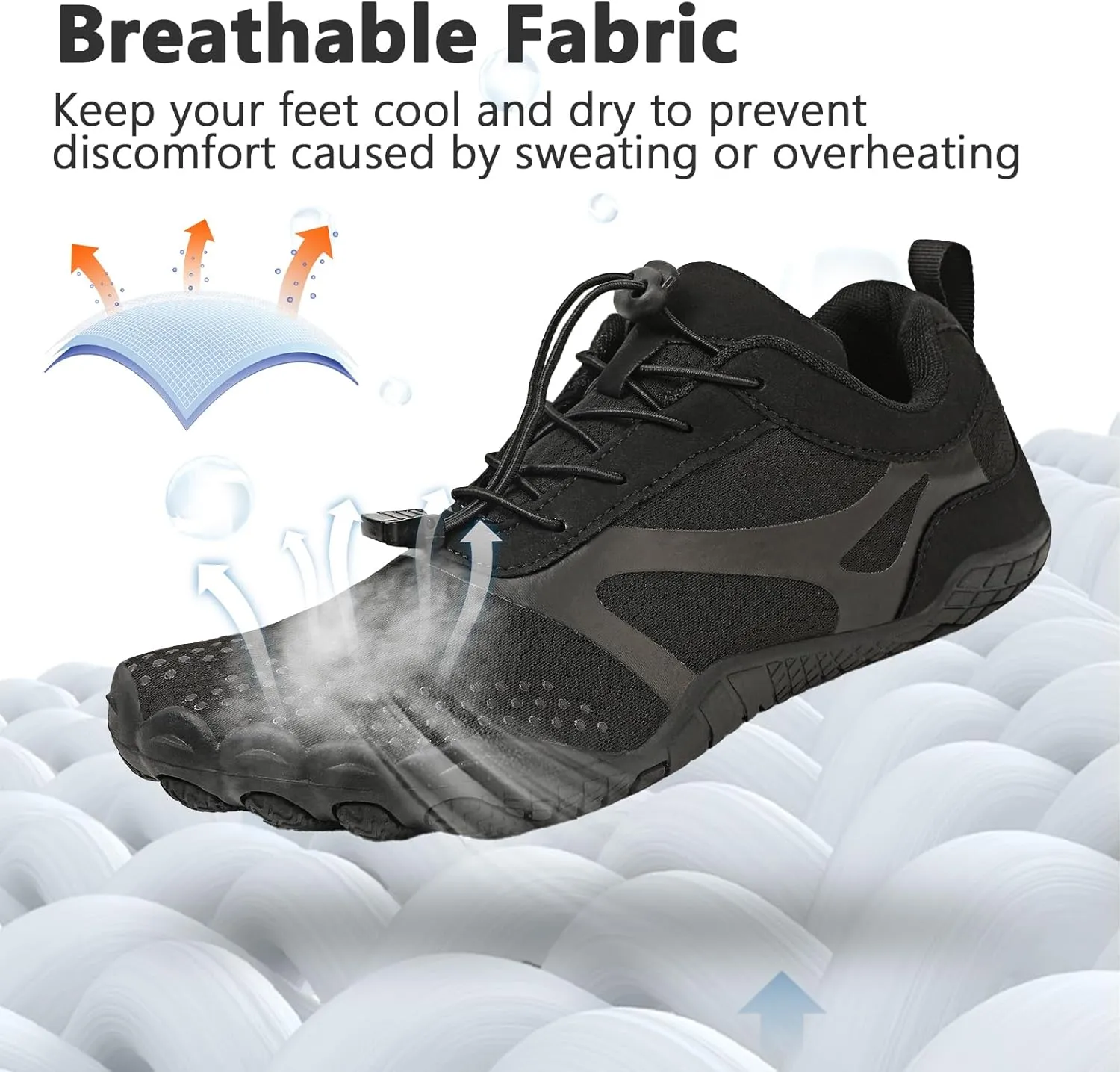 Barefoot Water Shoes Mens Womens Minimalist Cross Training Shoes with Wide Toe Box Athletic Zero Drop Trail Walking Hiking Running Sneakers