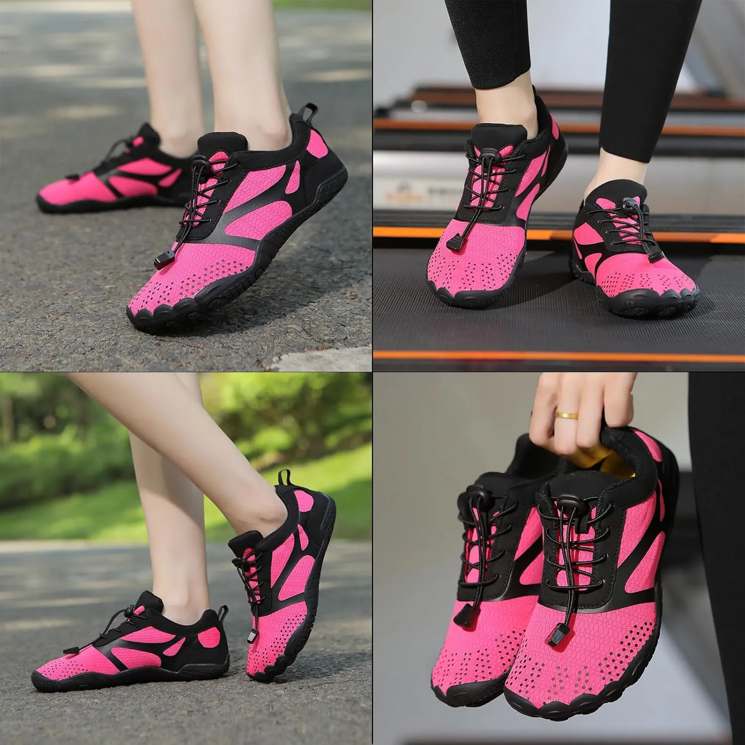 Barefoot Water Shoes Mens Womens Minimalist Cross Training Shoes with Wide Toe Box Athletic Zero Drop Trail Walking Hiking Running Sneakers