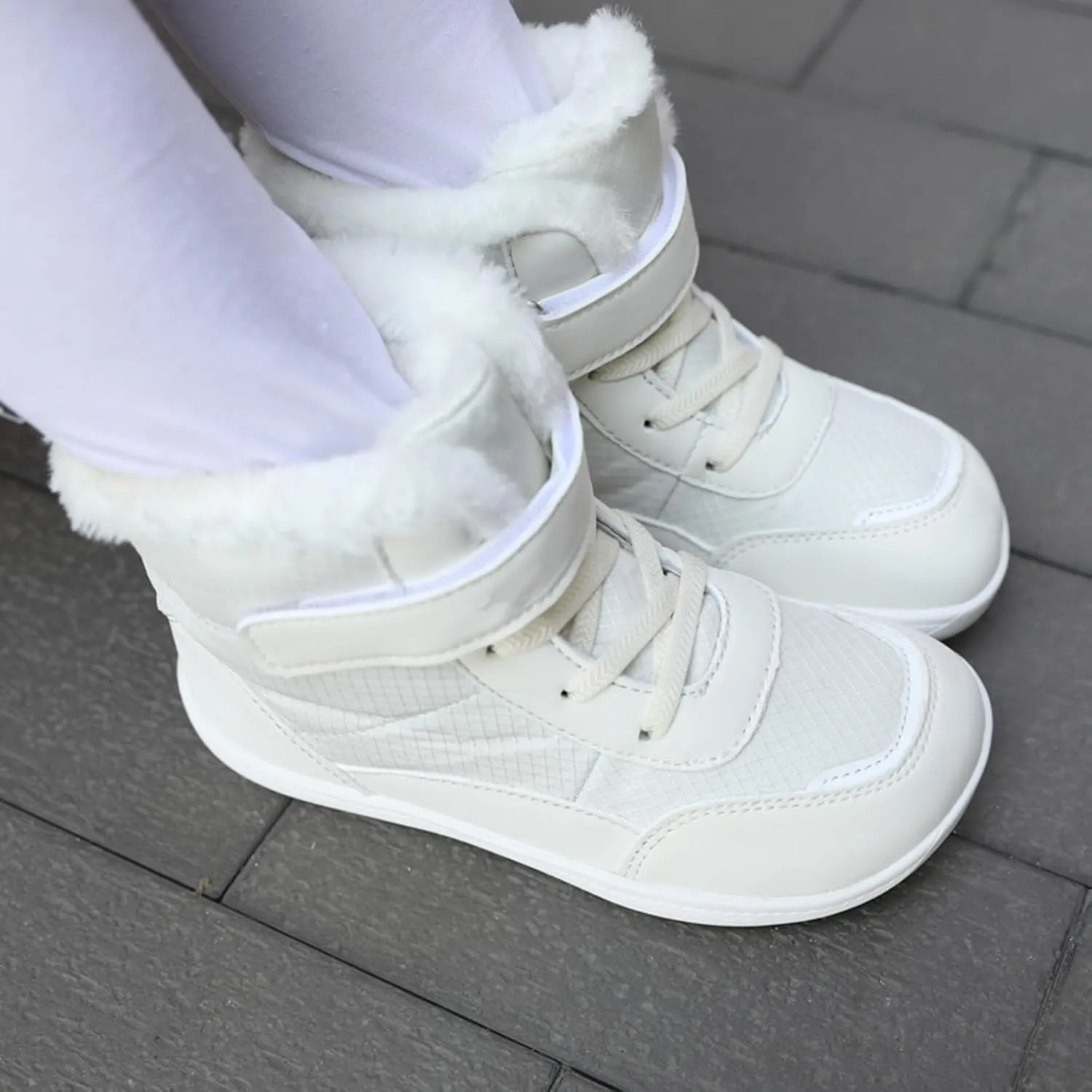 Boys Girls Barefoot Winter Boots With Wide Toe Box Slip Drop Sole Ankle Winter Snow Boots Boots for Toddler Boys Size 5