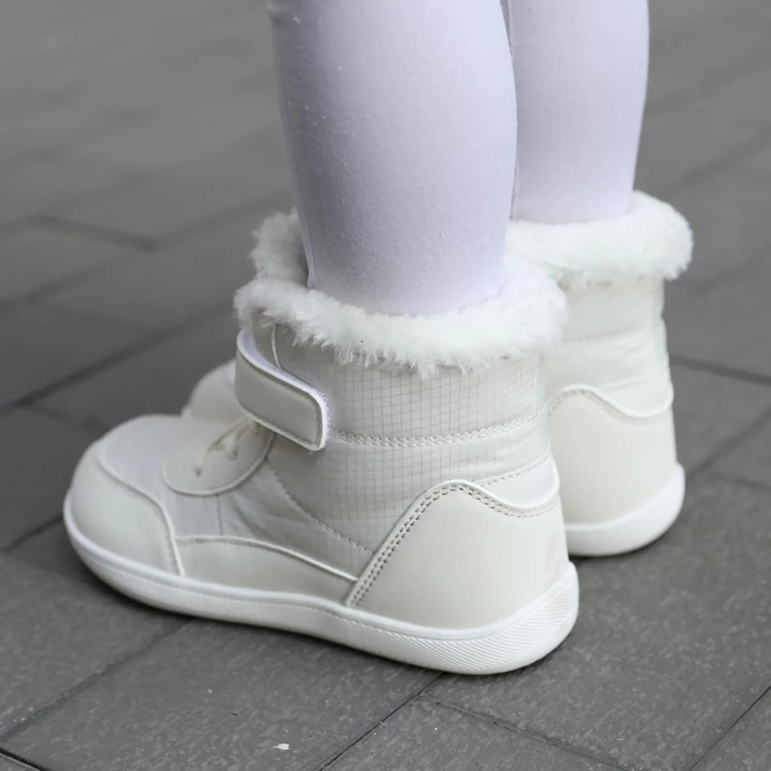 Boys Girls Barefoot Winter Boots With Wide Toe Box Slip Drop Sole Ankle Winter Snow Boots Boots for Toddler Boys Size 5
