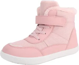 Boys Girls Barefoot Winter Boots With Wide Toe Box Slip Drop Sole Ankle Winter Snow Boots For Hiking Boots Boys