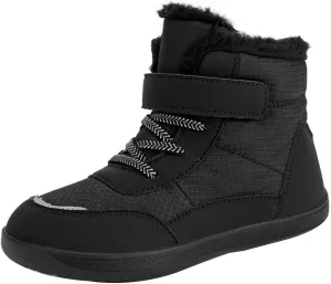 Boys Girls Barefoot Winter Boots With Wide Toe Box Slip Drop Sole Ankle Winter Snow Boots For Hiking Boots Boys