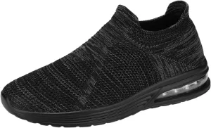 Breathable Walking Shoes for Men Lightweight Breathable Slip on Running Shoe Men's Classic Casual Walking Shoes