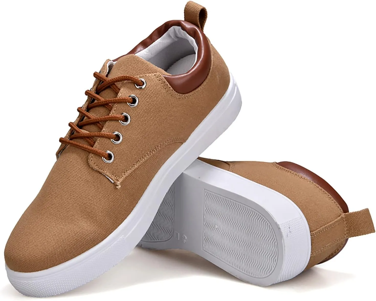 Casual Walking Shoes Men Low Top Canvas Walking Shoes Lace Up Fashion Casual