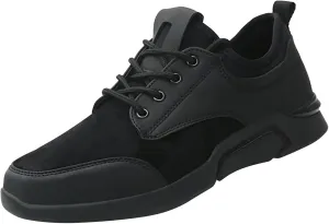 Casual Walking Shoes Men Low Top PU Casual Walking Shoes Youth Sports Running Breathable Travel