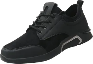Casual Walking Shoes Men Low Top PU Casual Walking Shoes Youth Sports Running Breathable Travel