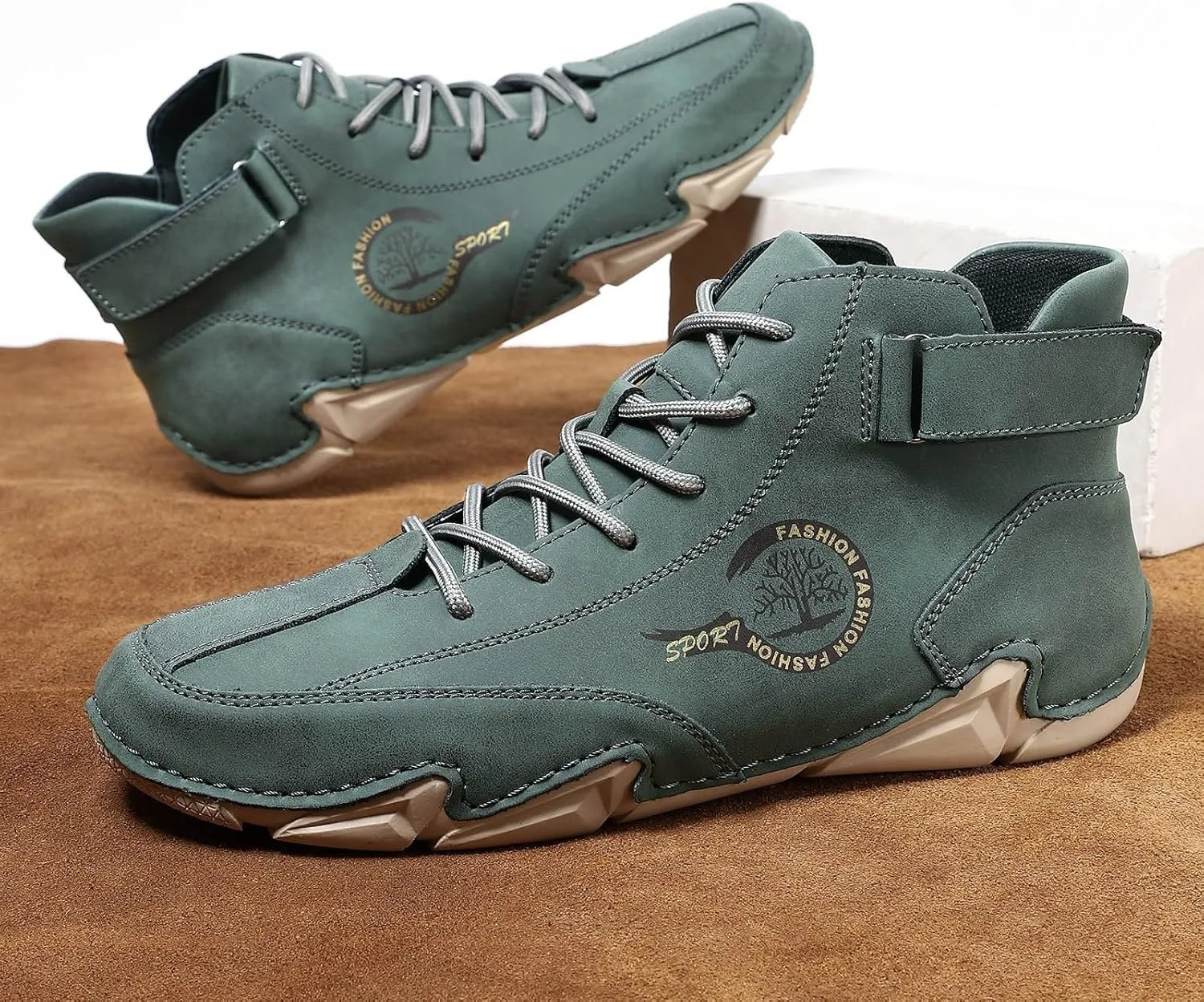 Casual Walking Shoes Winter Pull On Outwear Fashionable Classic Short Boots PU Breathable Cool Boots