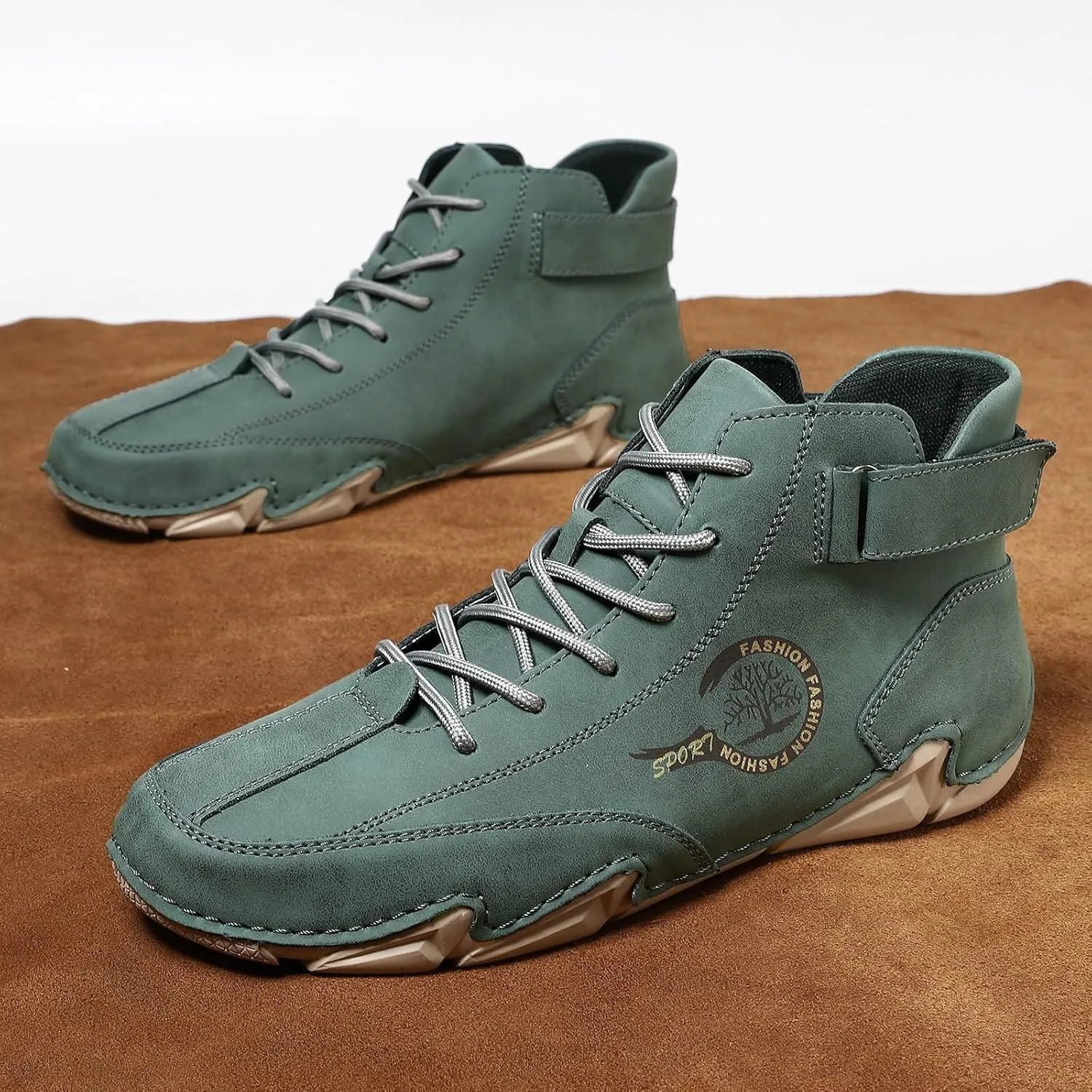 Casual Walking Shoes Winter Pull On Outwear Fashionable Classic Short Boots PU Breathable Cool Boots