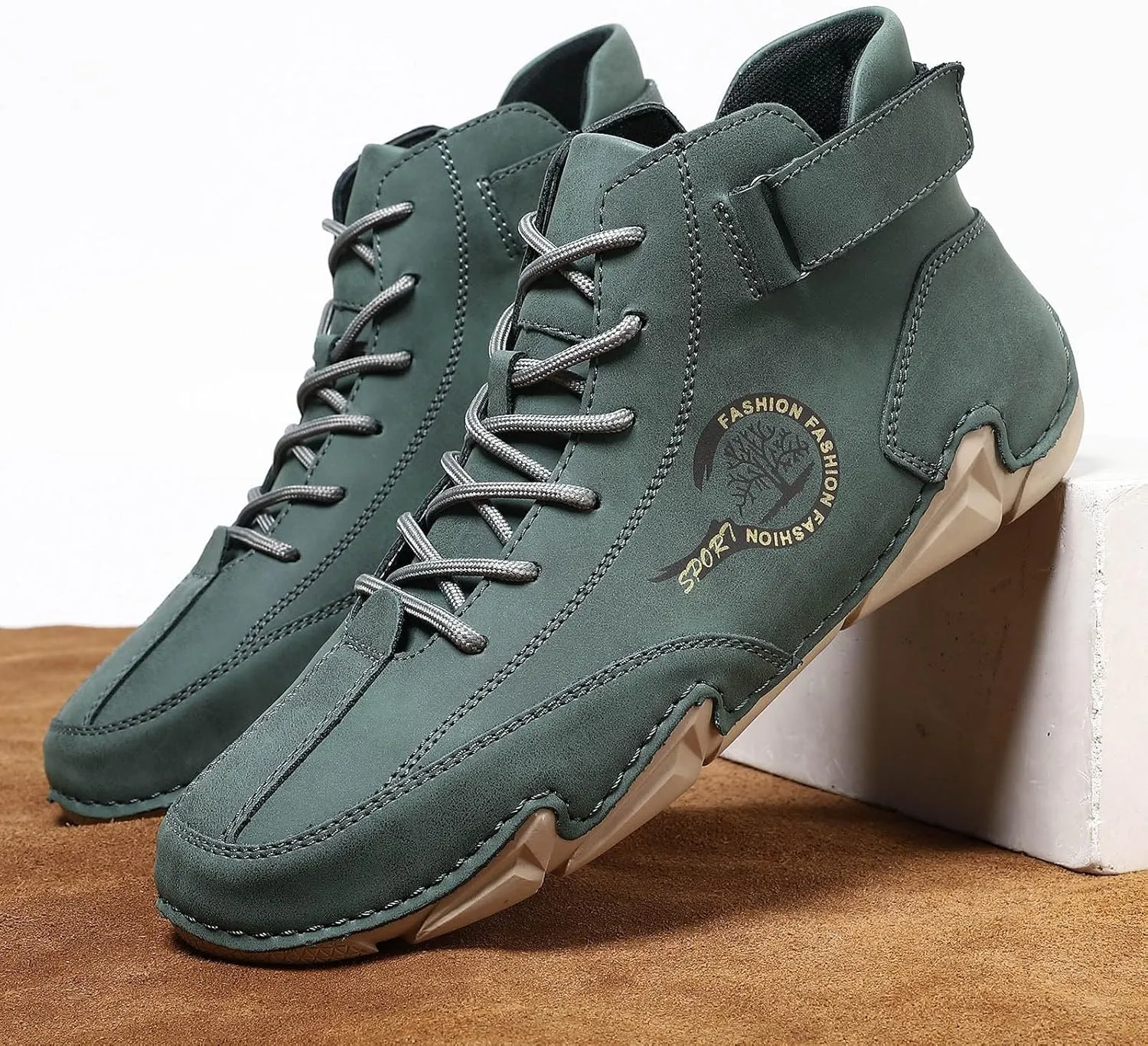 Casual Walking Shoes Winter Pull On Outwear Fashionable Classic Short Boots PU Breathable Cool Boots