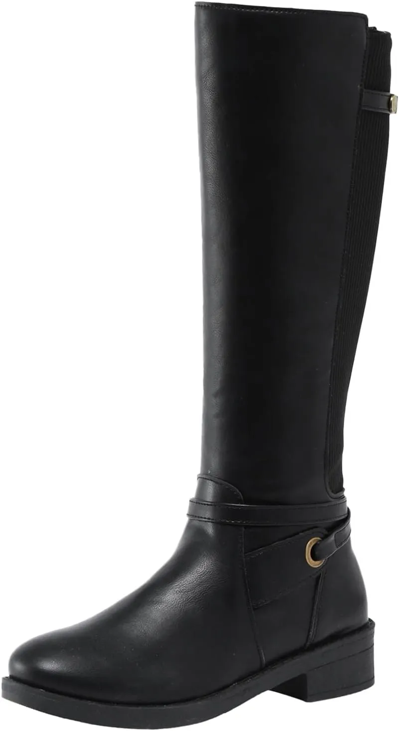 Cowboy Boots for Women 2024 Vintage Renaissance Mid Calf Boots Low Heel Lace Up Cowgirl Booties with Zipper