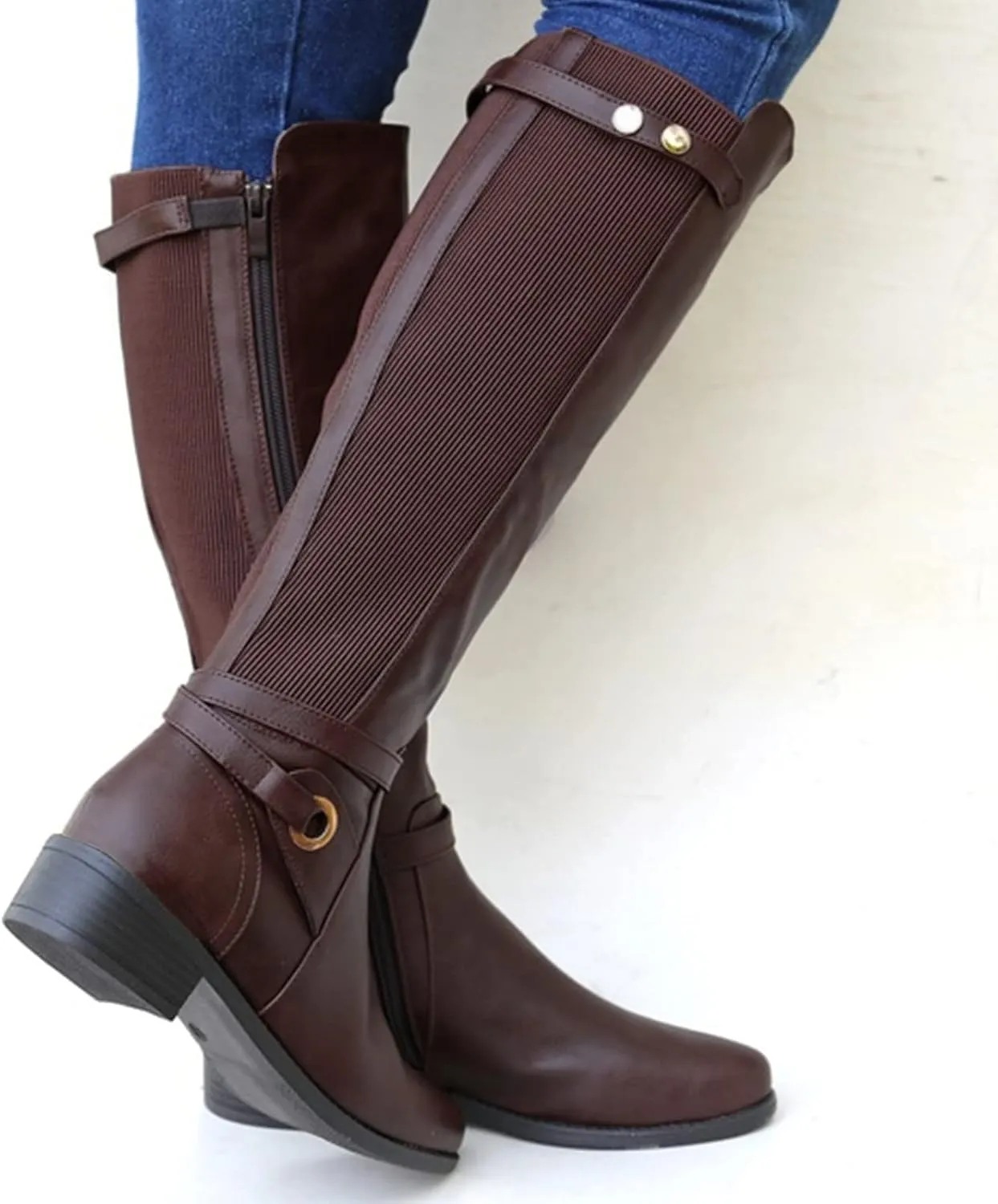 Cowboy Boots for Women 2024 Vintage Renaissance Mid Calf Boots Low Heel Lace Up Cowgirl Booties with Zipper