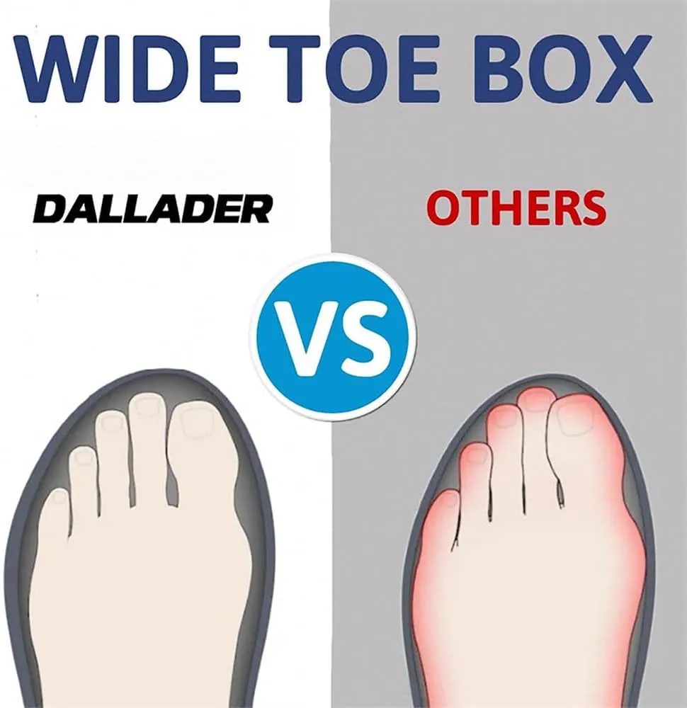 Daladder Walking Shoes, Daladder Orthopedic Walking Shoes, Men's Comfortable Hiking Shoes
