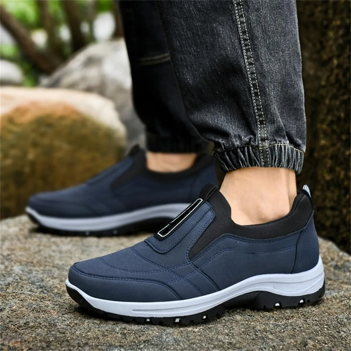 Dallader Men's Comfortable Waterproof Orthopedic Walking Shoes,Dallader Orthopedic Walking Shoes Hiking Shoes Mens
