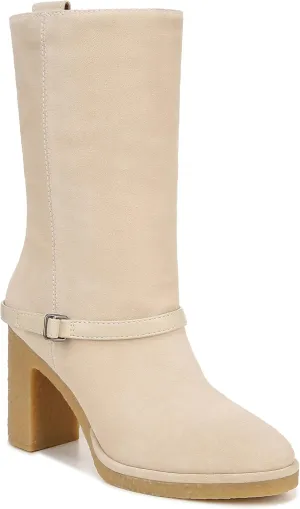 Franco Sarto Women's Paxton Mid Calf Heeled Gum Sole Boots
