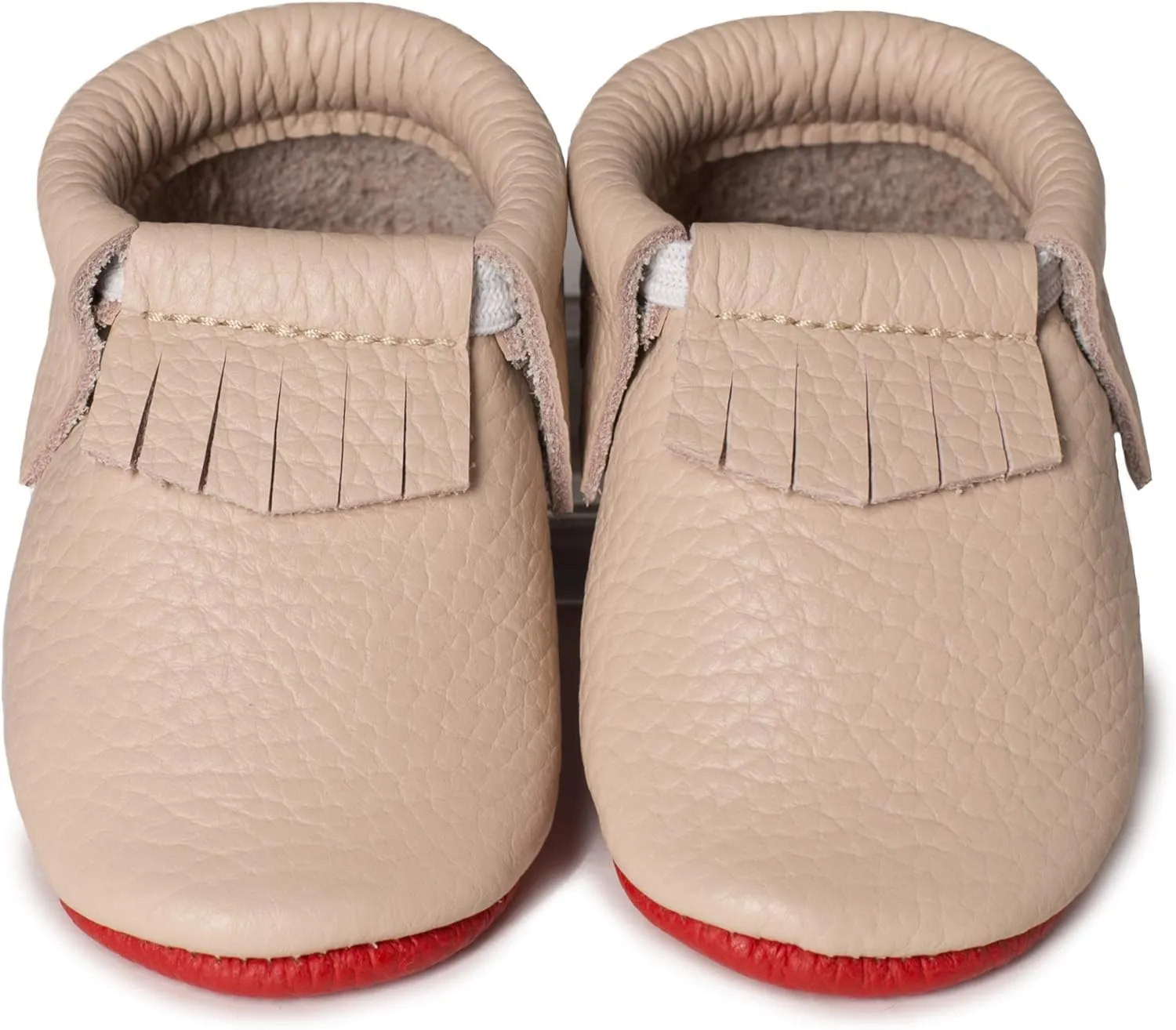 Fringe Baby Moccasins (Italian Leather) Baby Shoes, Soft Sole Baby Shoes, Newborns, Infants & Toddlers - Handmade Genuine Leather Baby Boy Shoes, Baby Girl Shoes
