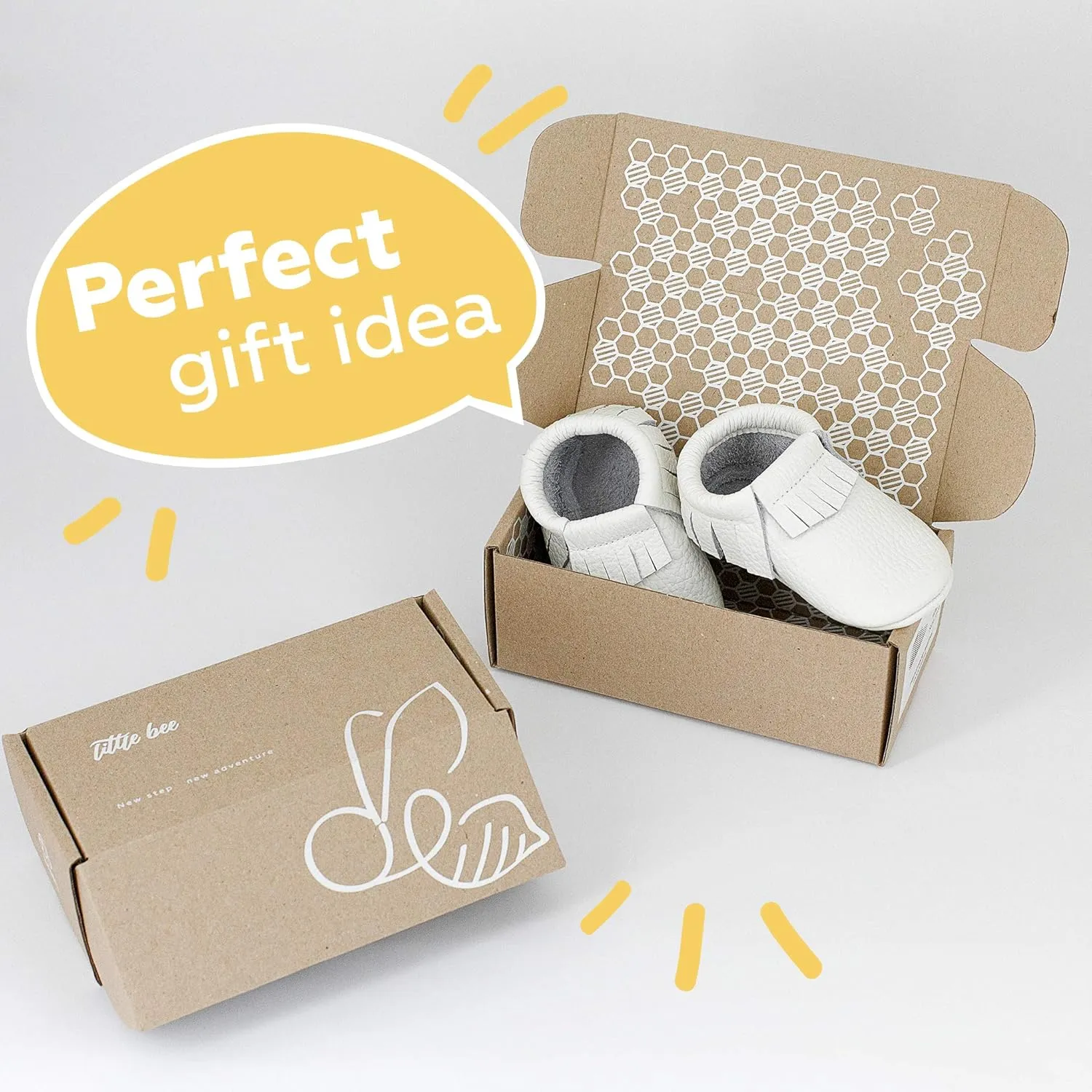 Fringe Baby Moccasins (Italian Leather) Baby Shoes, Soft Sole Baby Shoes, Newborns, Infants & Toddlers - Handmade Genuine Leather Baby Boy Shoes, Baby Girl Shoes