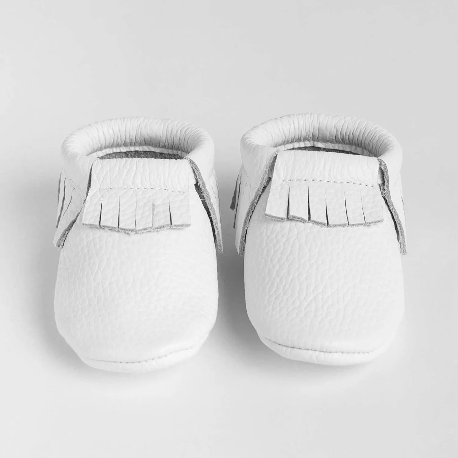 Fringe Baby Moccasins (Italian Leather) Baby Shoes, Soft Sole Baby Shoes, Newborns, Infants & Toddlers - Handmade Genuine Leather Baby Boy Shoes, Baby Girl Shoes