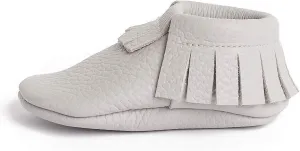 Fringe Baby Moccasins (Italian Leather) Baby Shoes, Soft Sole Baby Shoes, Newborns, Infants & Toddlers - Handmade Genuine Leather Baby Boy Shoes, Baby Girl Shoes