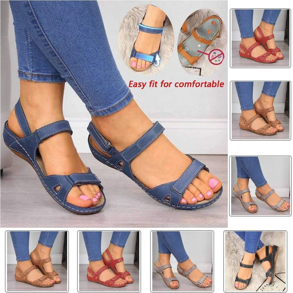 Gibobby Sandals for Women Wide Width,2019 Summer Comfy Platforms Sandals Shoes Beach Travel Shoe Casual Flip Flops Slippers