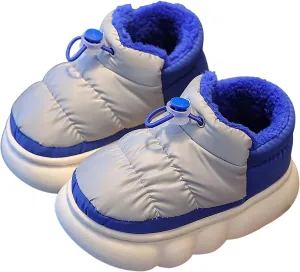 Girls Boys Snow Boots Slip Resistant Outdoor Warm Ankle Winter Shoes Toddler/Little Kid Cloud Bottom Non Slip Shoes