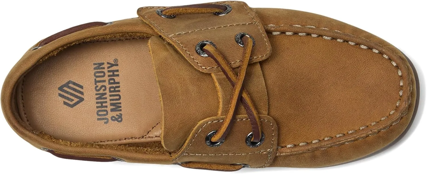 Johnston & Murphy Boy's Zeke Boat Shoes (Toddler)