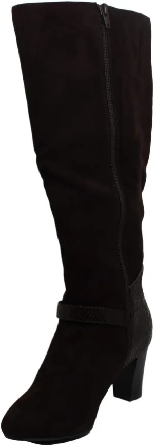 Karen Scott Womens Sharonn Closed Toe Mid-Calf Fashion Boots, Brown, Size 7.0
