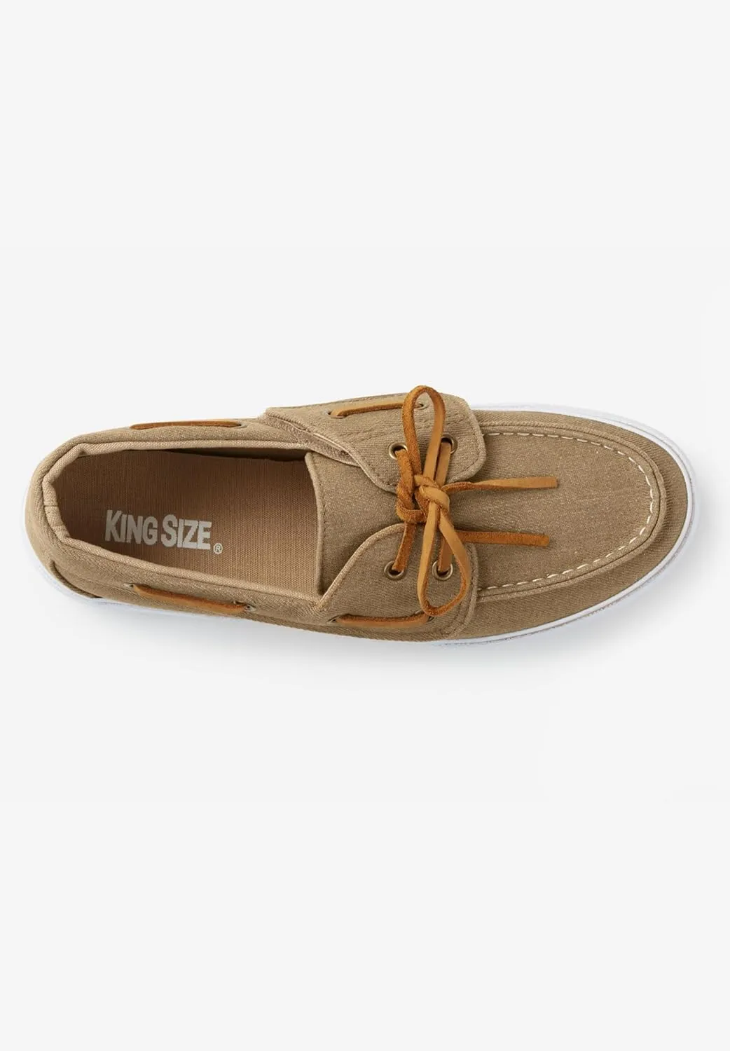 KingSize Men's Canvas Boat Shoe