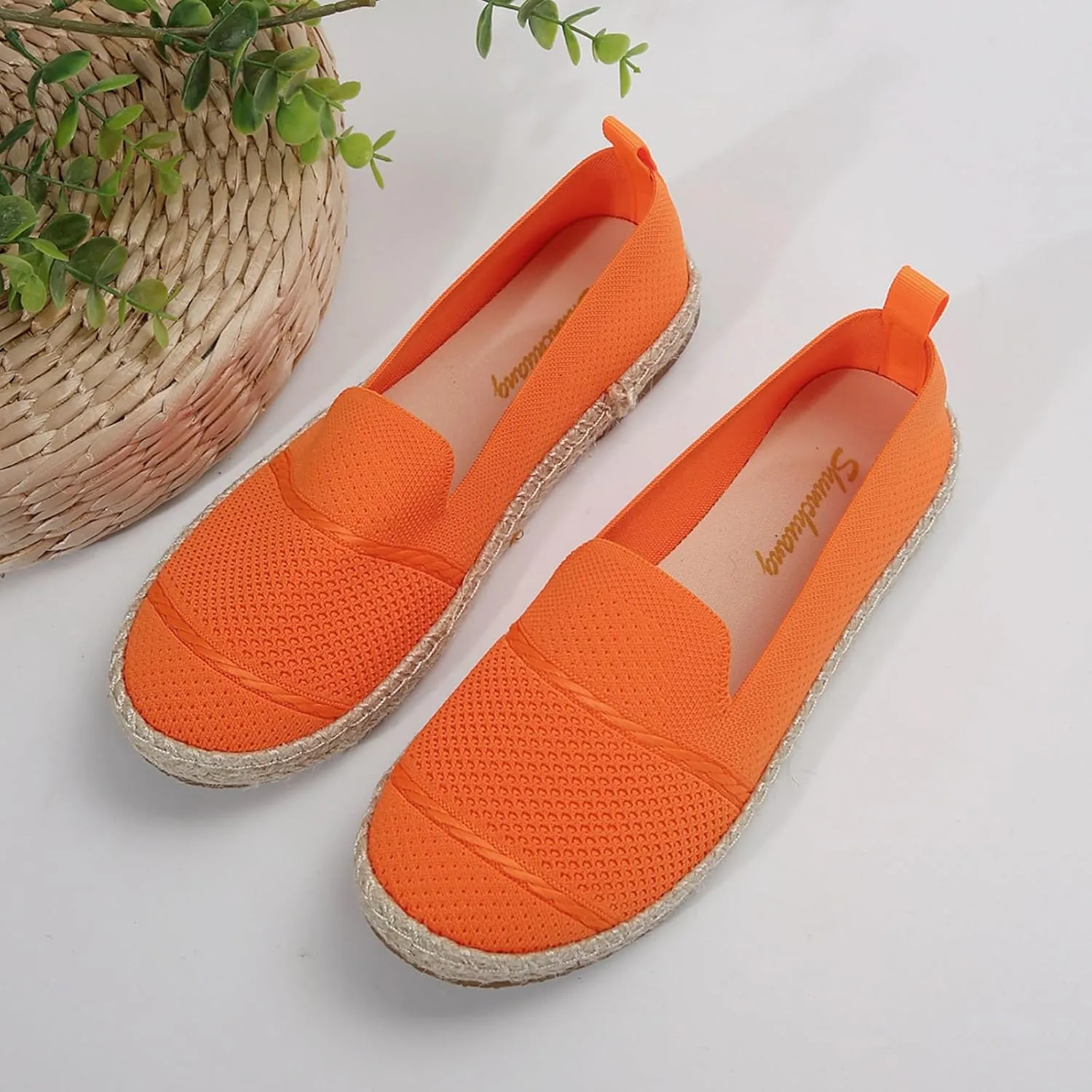 Ladies Slip on Loafer Shoes Womens Flats Dress Shoes Casual Comfortable Mesh Breathable Slip on Shoes Walking Sneakers