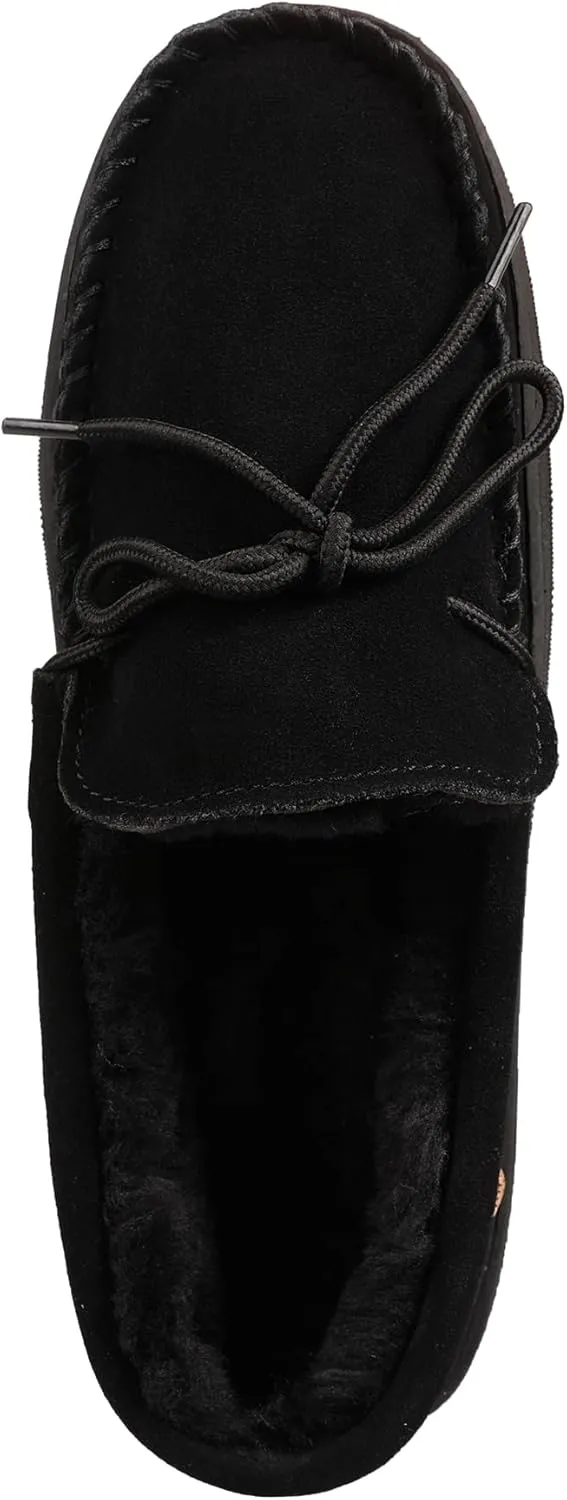 Lamo Men's Theo Moccasins for Men - Premium Suede Upper, Luxurious Faux Fur Lining, Ortholite Foam Footbed with Australian Sheepskin, TPR Outsole - The New Upgraded Men's Moc