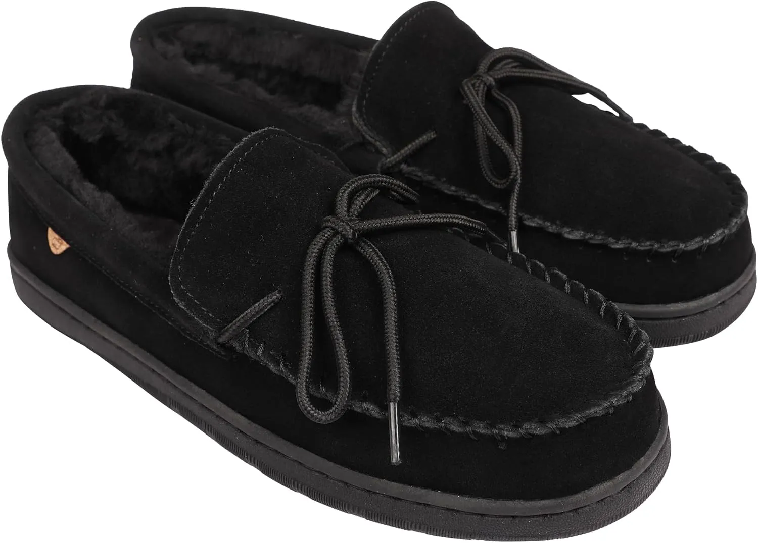 Lamo Men's Theo Moccasins for Men - Premium Suede Upper, Luxurious Faux Fur Lining, Ortholite Foam Footbed with Australian Sheepskin, TPR Outsole - The New Upgraded Men's Moc