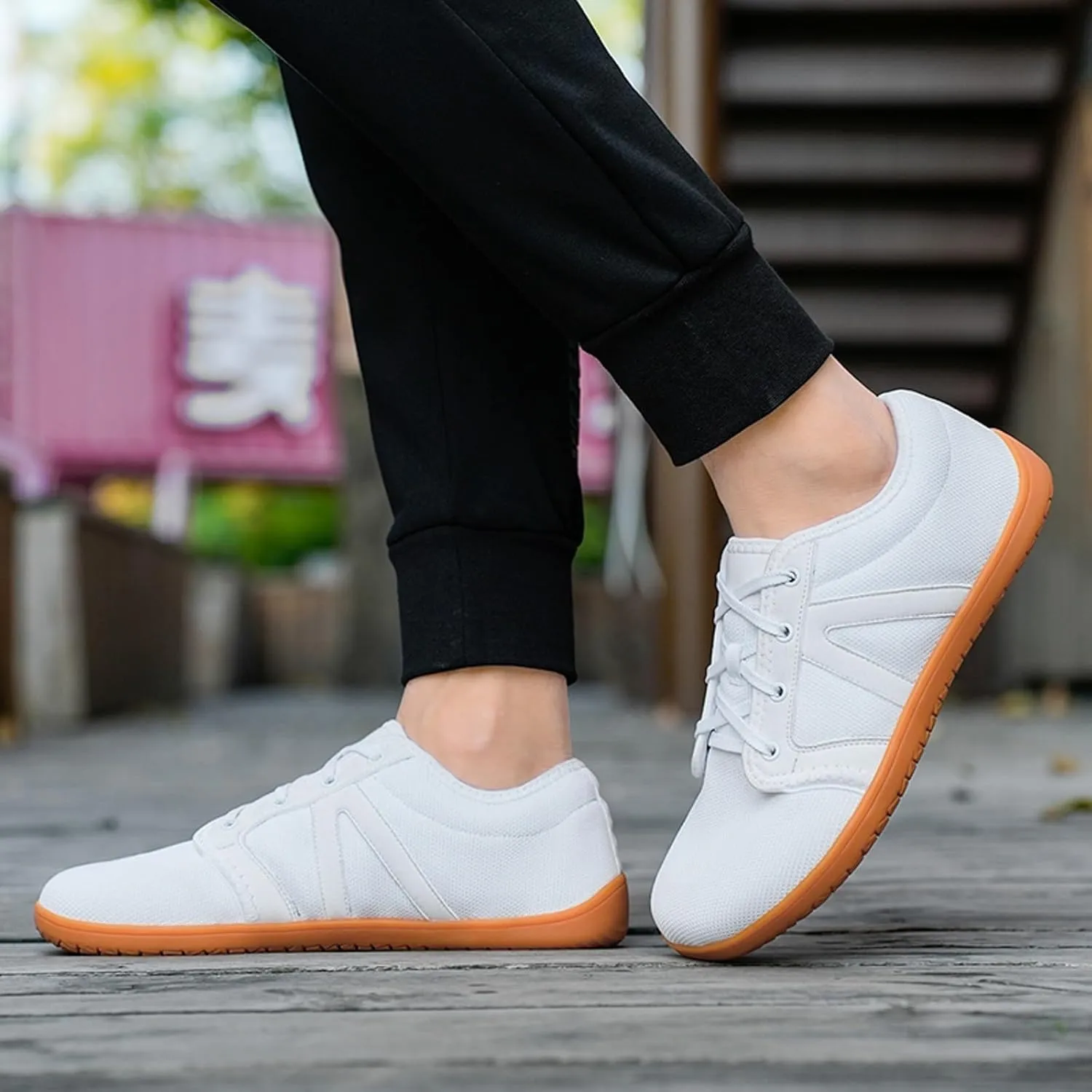 Men's Classic Casual Jogging Sneakers Lace Up Lightweight Breathable Fashion Sneaker Wide Walking Shoes for Men