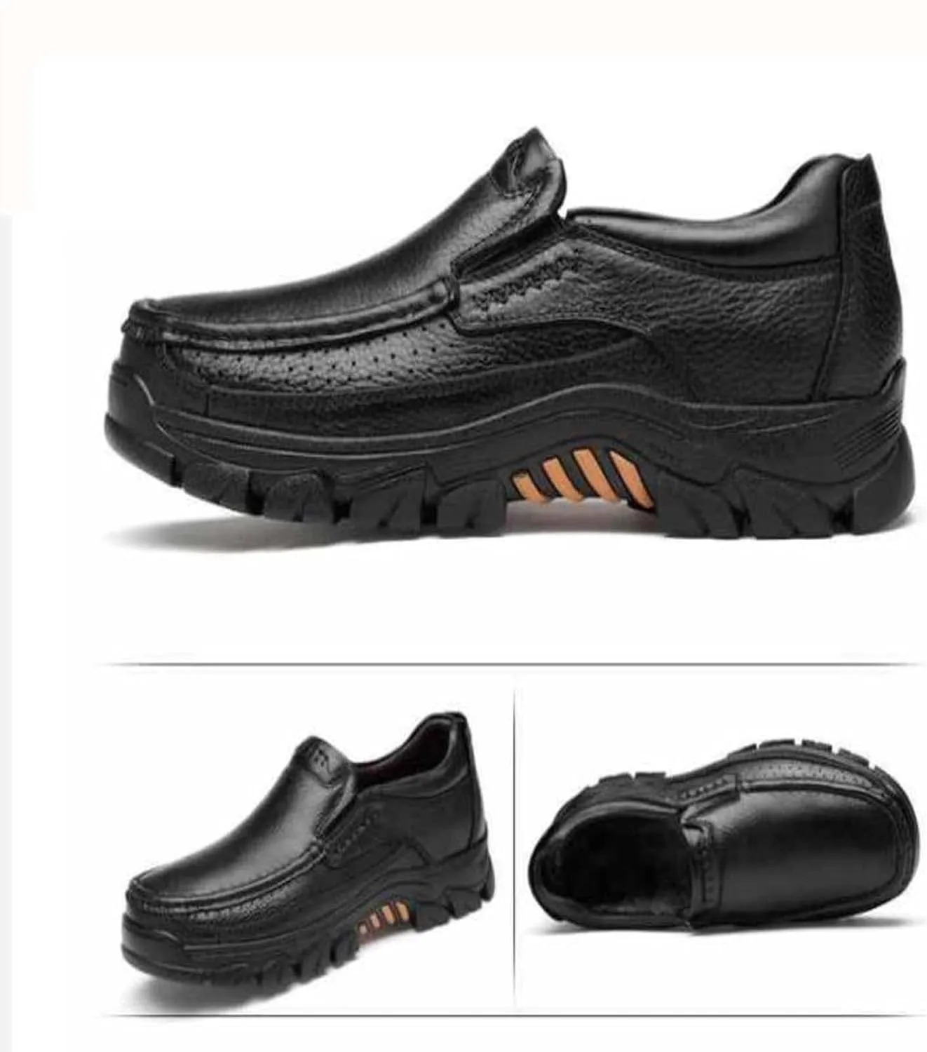 Men's Leather Loafers,Casual Walking Shoes,Formal Oxfords,Comfortable for Work Office Dress Outdoor Walking Shoes