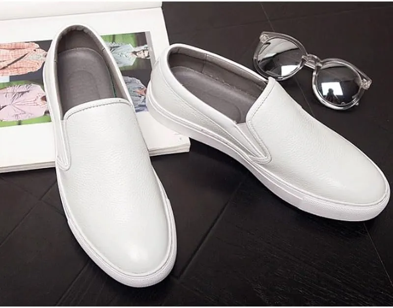 Men's Loafers Slip-on Casual Walking Shoes Lightweight Soft Non Slip Walking Shoes