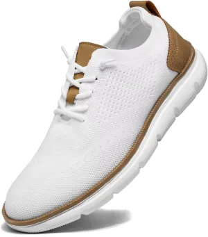 Men's Mesh Sneakers Oxfords Lace-Up Lightweight Casual Walking Shoes Dress Shoes Fashion Sneakers Walking Shoes