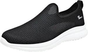 Men's Mesh Sneakers Oxfor𝐝s Lace-Up Fashion Casual Walking Shoes Dress Shoes Lightweight Sneakers Walking Shoes