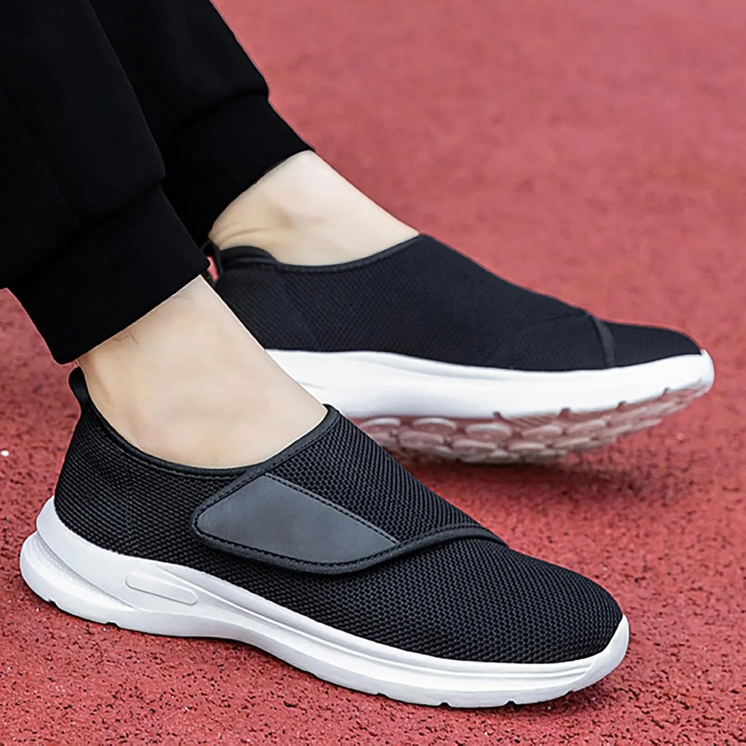Mens Slip On Men's Shoes Light Breathable Walking Shoes Sneakers Casual Running Jogging
